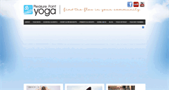 Desktop Screenshot of pleasurepointyoga.com